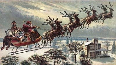 96dd00 20171221 a vintage illustration of santa claus