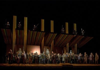 F25219 20120210 a scene from act ii of wagners gotterdammerung