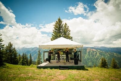 5324df 20140716 trombonists perform on aspen mountain