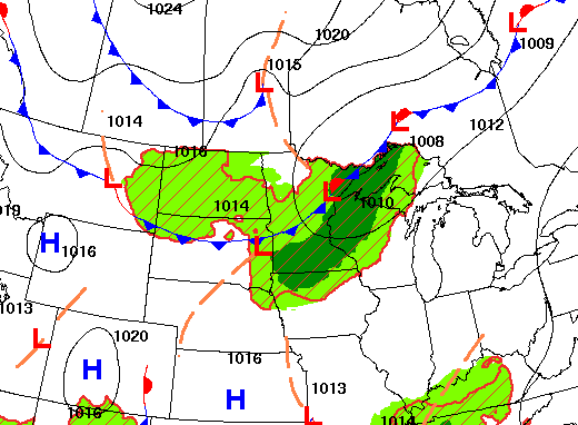 Significant cold front brings thunder and much cooler air 