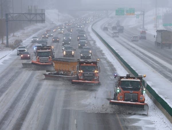 Drivers in the snow-3