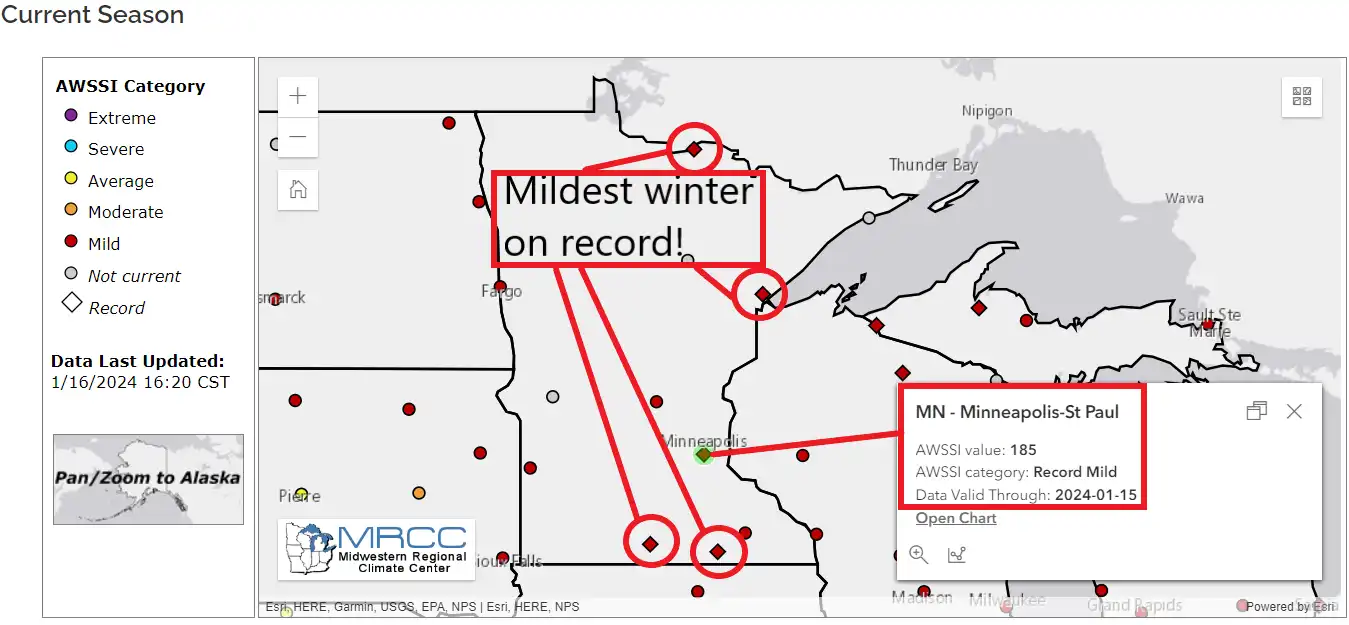 Mildest winter on record for much of Minnesota | MPR News