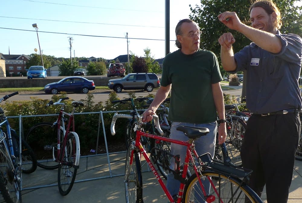 Sharing biking tips