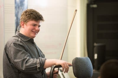 Chad Hoopes at Century High School in Rochester