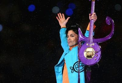 Prince at the 2007 Super Bowl