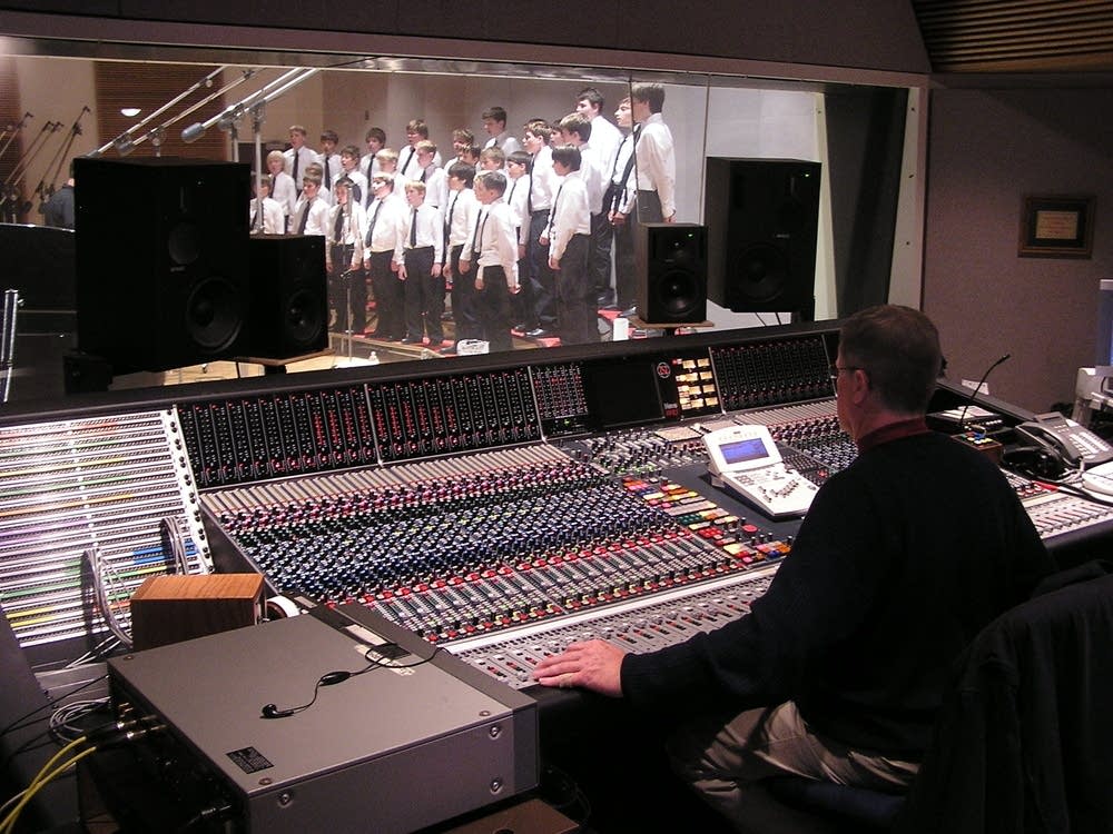 Recording the choir