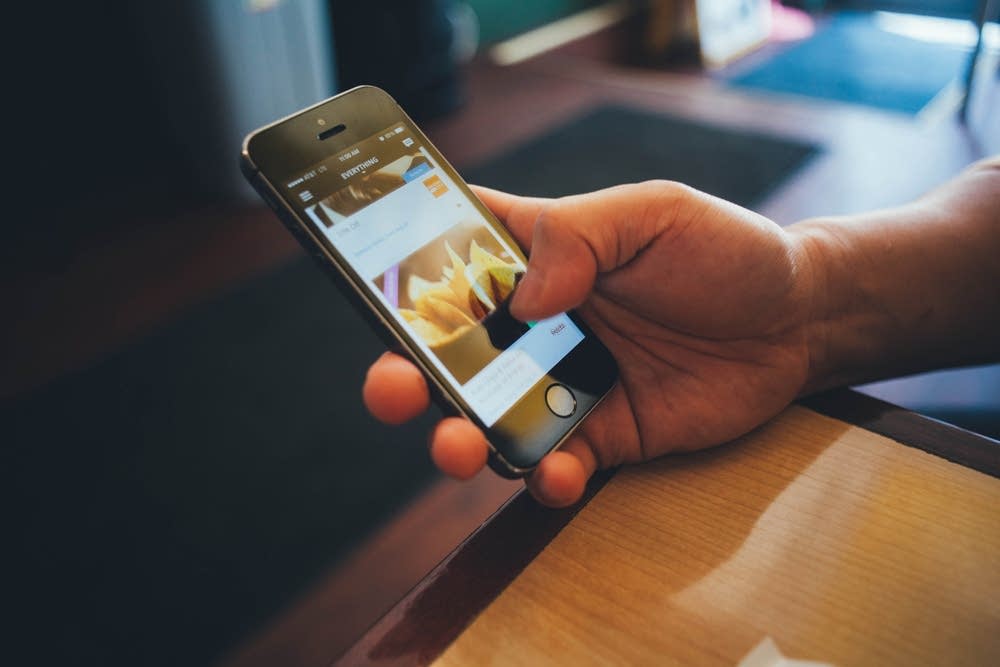 Close up of ByME app