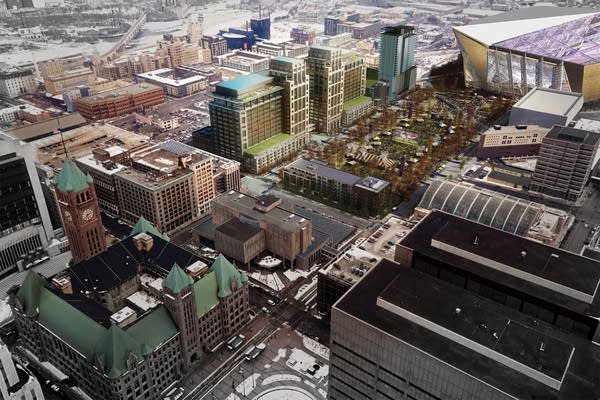 Downtown East park may be booked up by Vikings, stadium