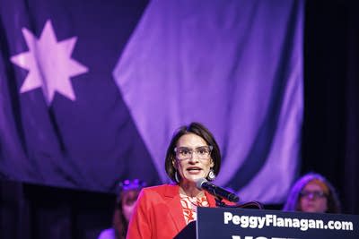 A Rally with Sanders, Flanagan, and Omar, Ellison, and Smith
