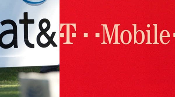 AT&T and T-Mobile logos.