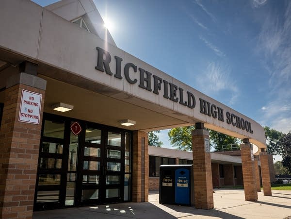 The entrance to Richfield's high school