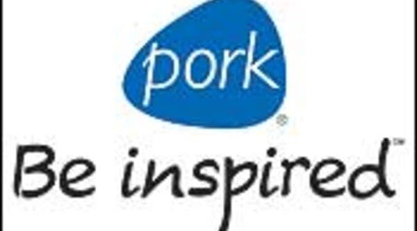 The new pork logo and slogan, "Pork: Be Inspired."