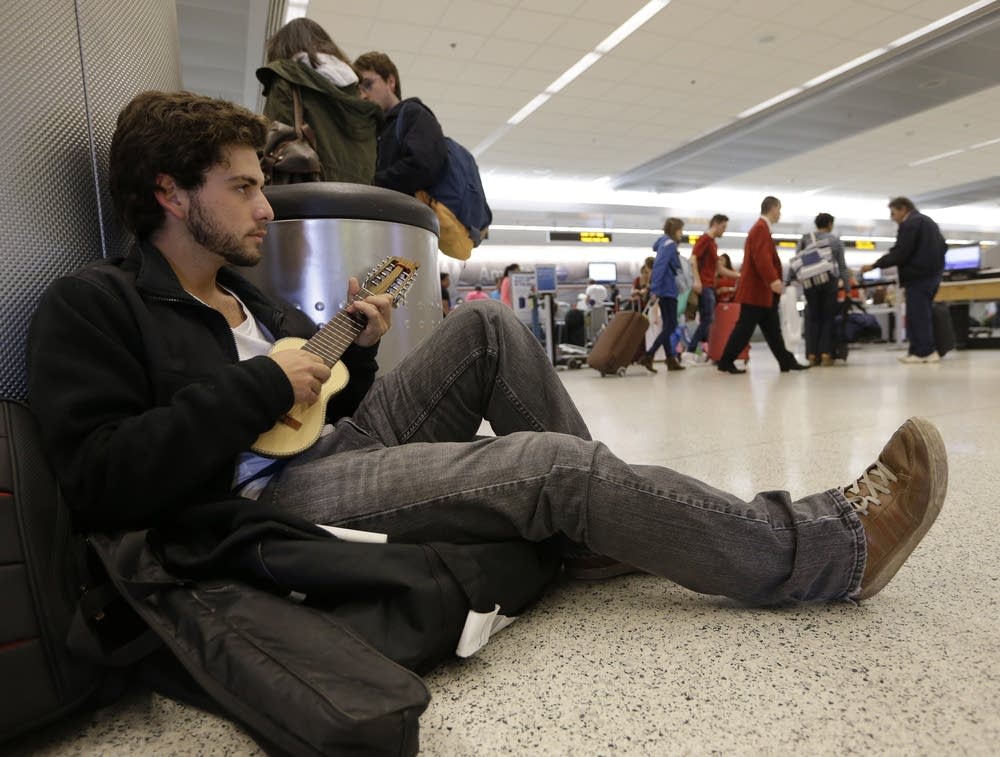 Waiting out a canceled flight