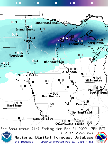 Heavy snow for central Minnesota Monday, statewide Tuesday