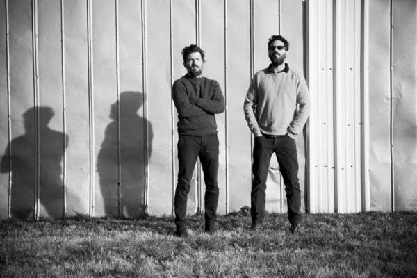 Eef Barzelay, at right, is better known by his musical moniker Clem Snide. To Barzelay's right is Scott Avett, who produced Clem Snide's 2020 album, 'Forever Just Beyond.'