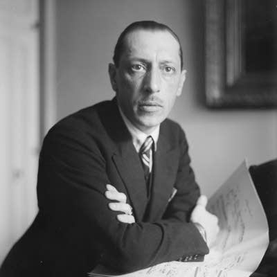Composer Igor Stravinsky
