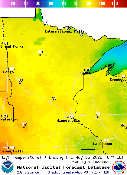 Fri highs 6pm