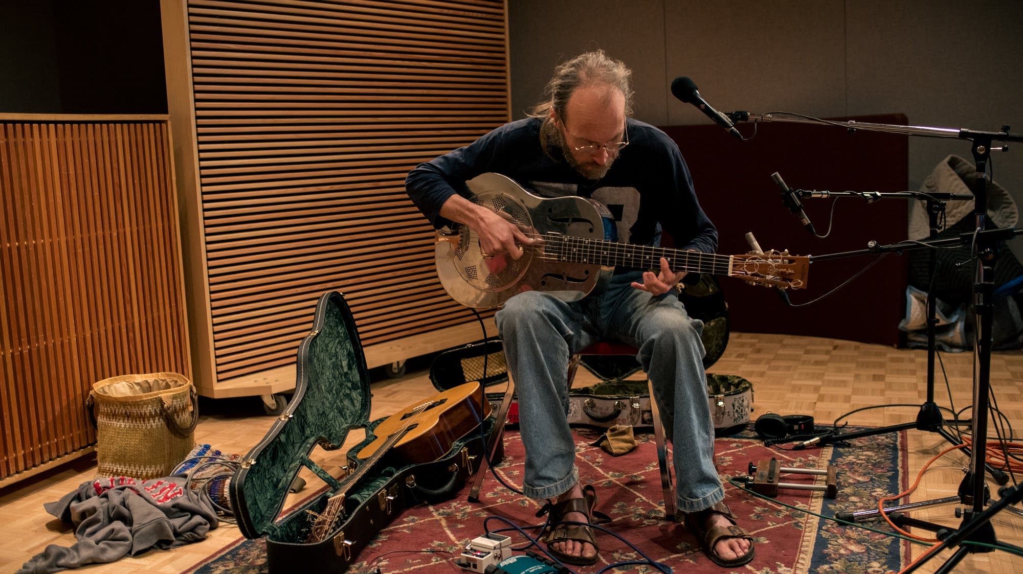 Charlie Parr performs in the MPR studios MPR News