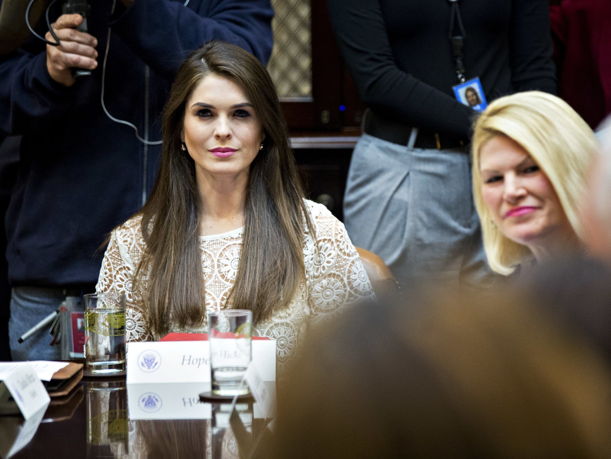 Hope Hicks, pictured on March 27, 2017
