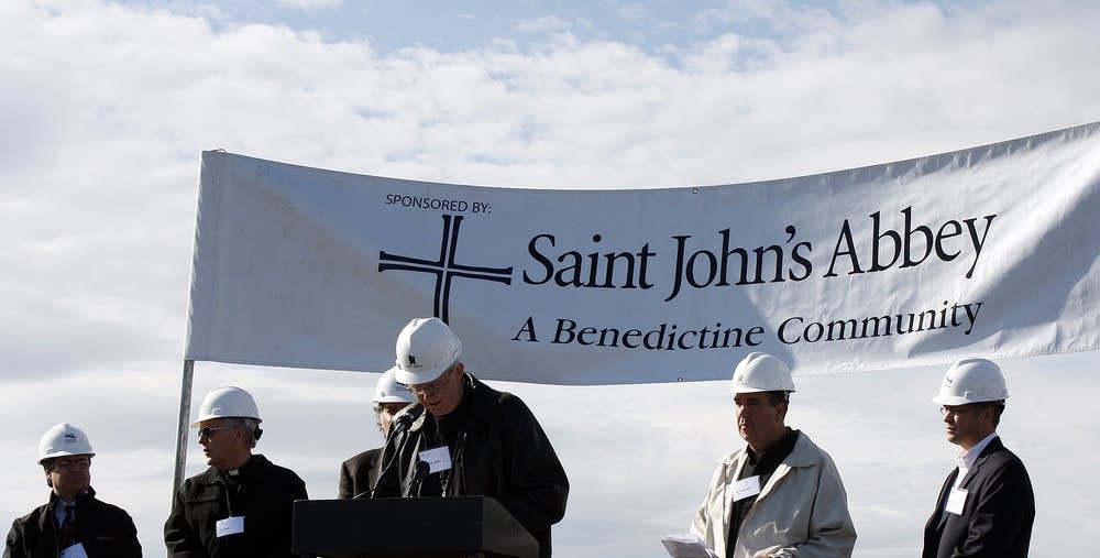 Presiding over groundbreaking
