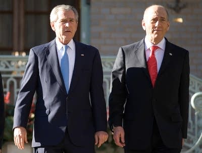 Bush at Mideast peace talks
