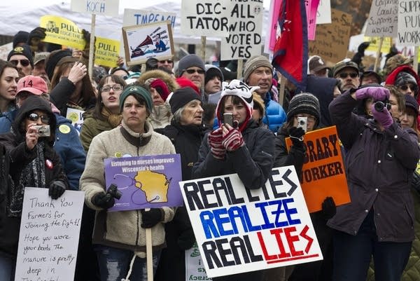 Report: Wis. assault on public unions has mostly worked