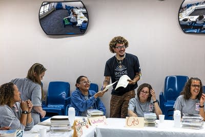 Incarcerated readers at the facility participated as judges