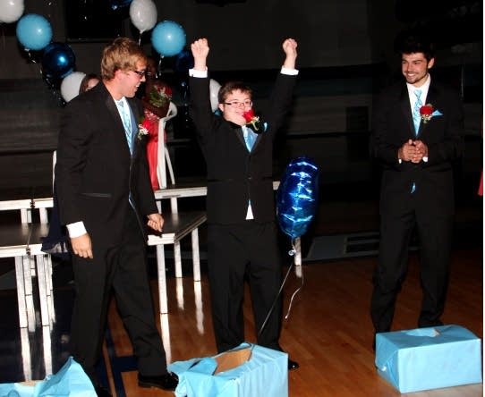 Typical kid named homecoming king in Blaine