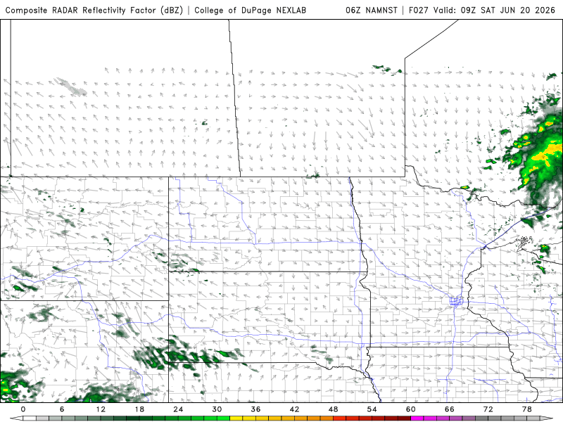Storming timing for Friday