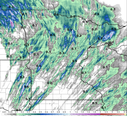24 hour precip