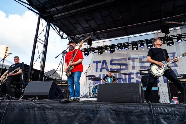 Dillinger Four performing at Taste of Minnesota in Minneapolis on Friday, July 3, 2026.