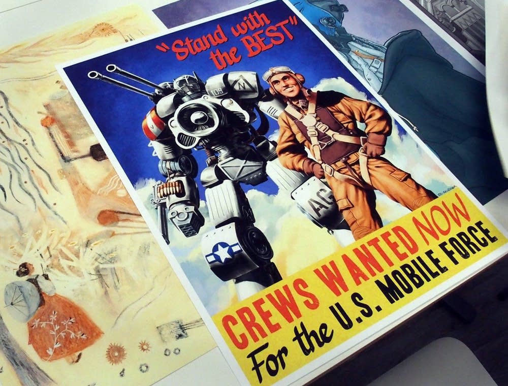 Ed Skudder's ''Mobile Force Propaganda Poster''