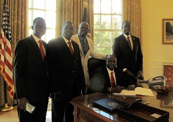 The ‘Lost Boys’ meet a president