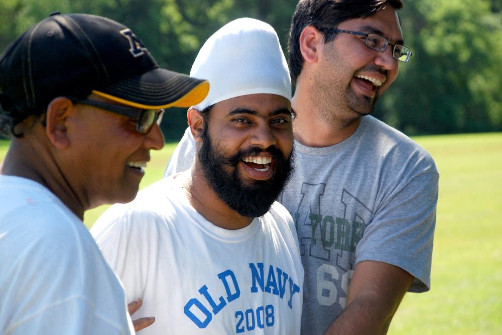 Good sports at cricket