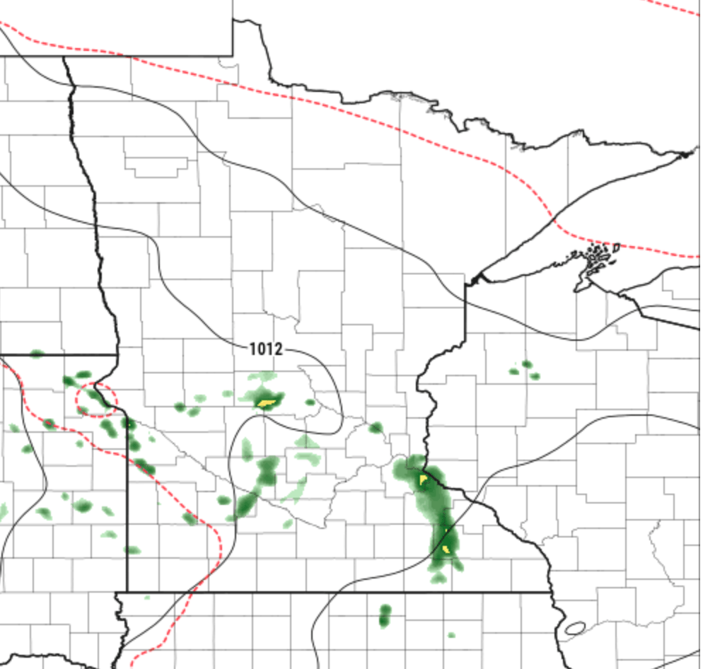 Minnesota map wx