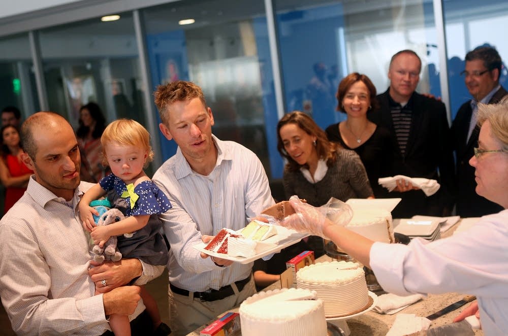 Getting cake samples