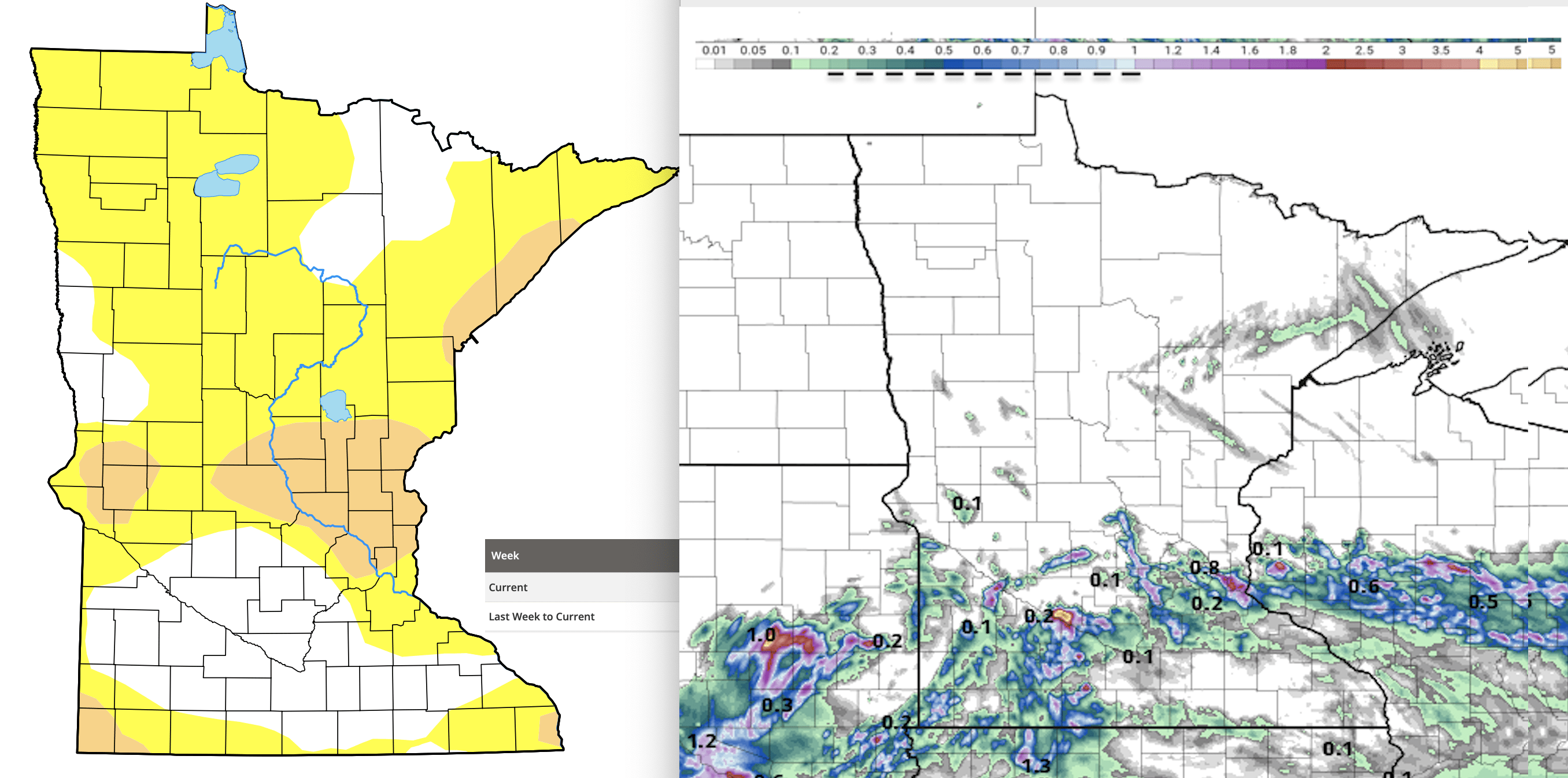 drought precip compare