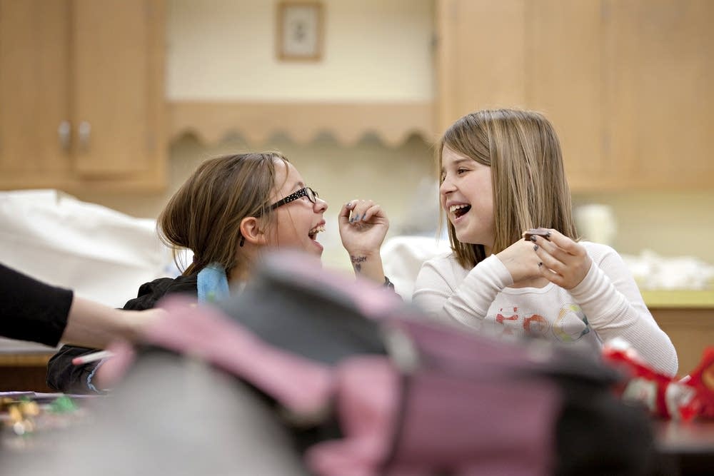 Traverse County fifth graders