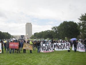 Dakota Access oil pipeline protest