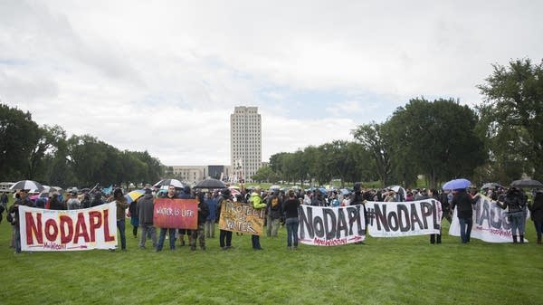 Dakota Access oil pipeline protest