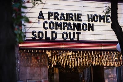 A Prairie Home Companion Season opener