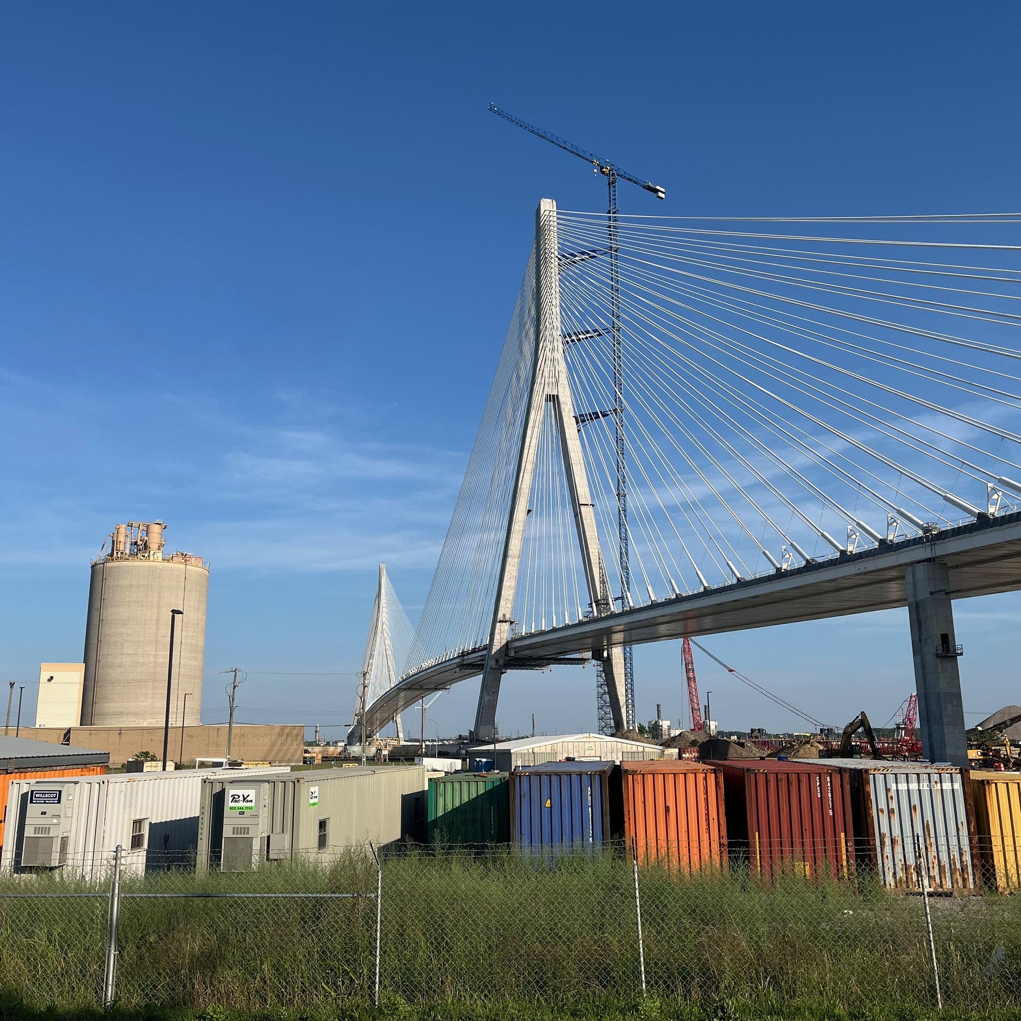 A bridge at the center of trade tensions