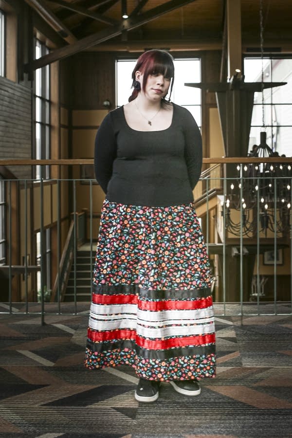 A fashion show, Miskwaa Niigaan