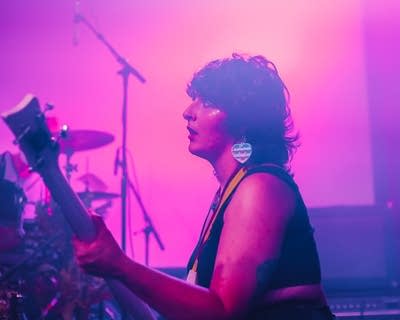 bugsy performing on stage