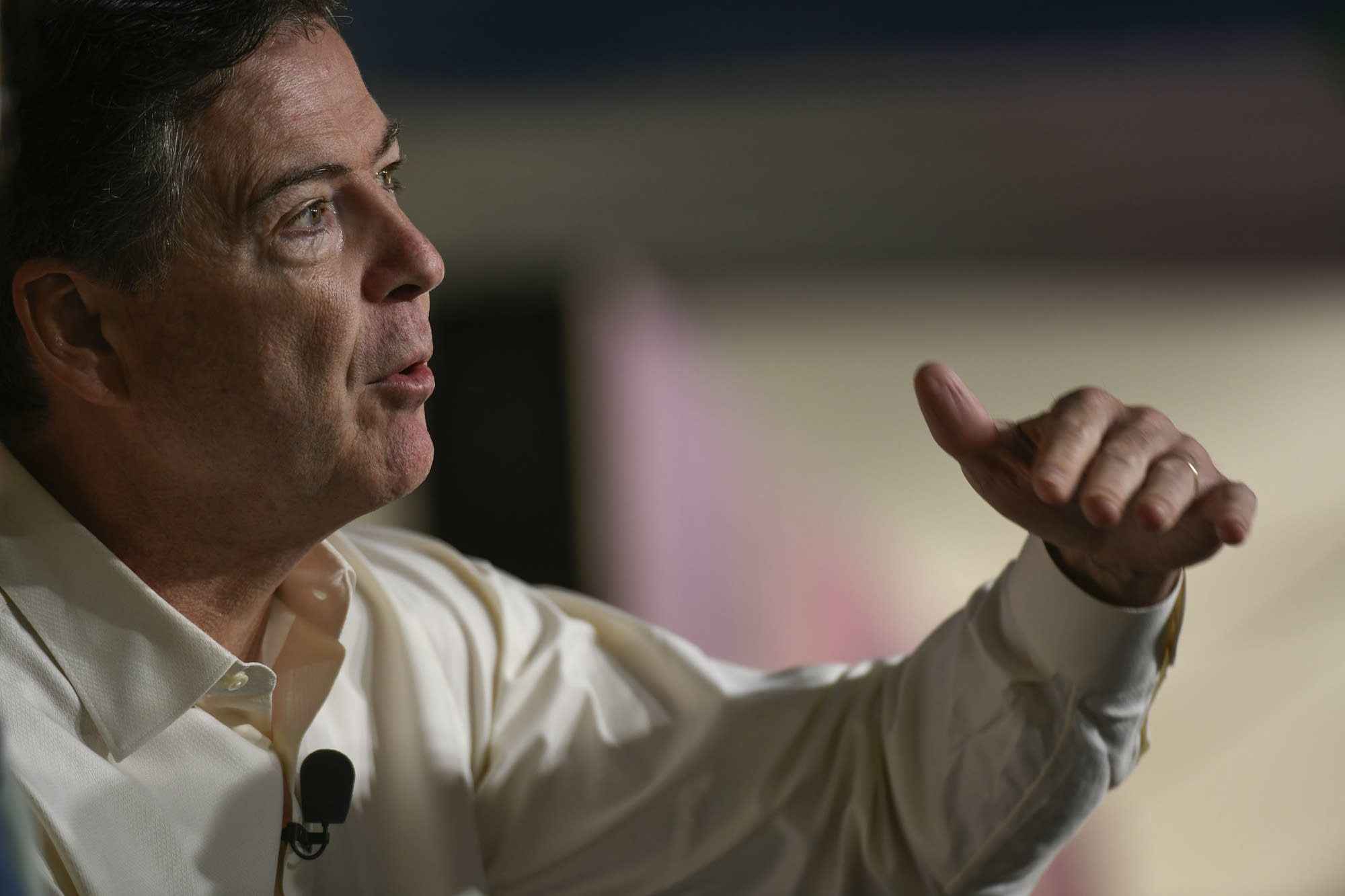 Former FBI Director James Comey at the 2018 Aspen Ideas Festival.