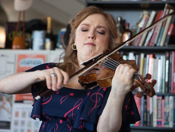 Poster Rachel Barton Pine performs at Tiny Desk