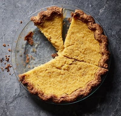 Johnny Cash's Mother's Pineapple Rum Chess Pie