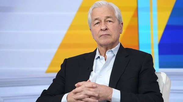 Above, JPMorgan Chase CEO Jamie Dimon on March 31.
