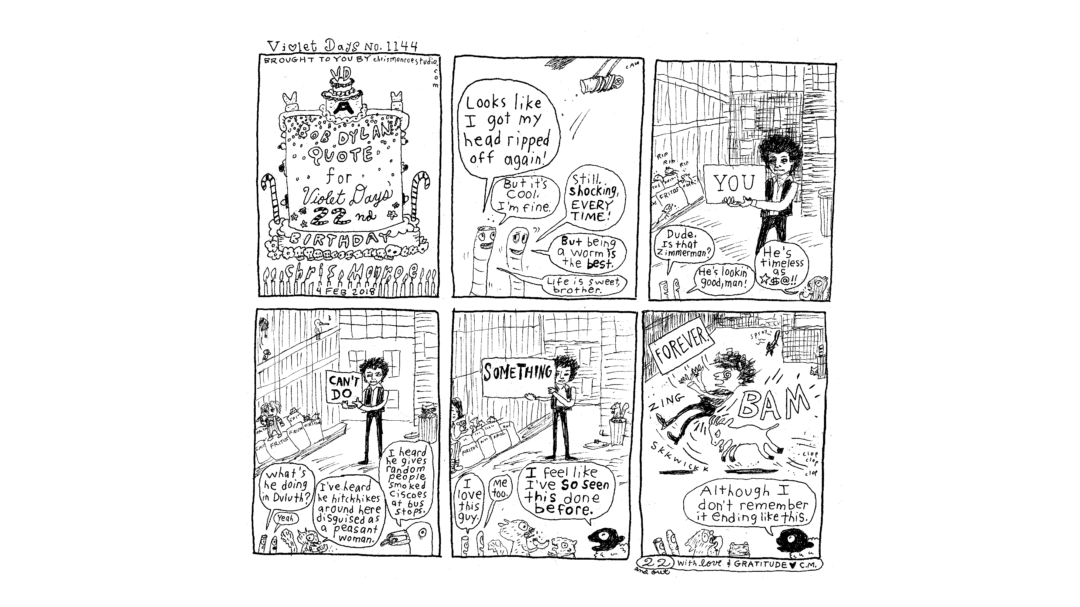 The sun sets on ‘Violet Days’