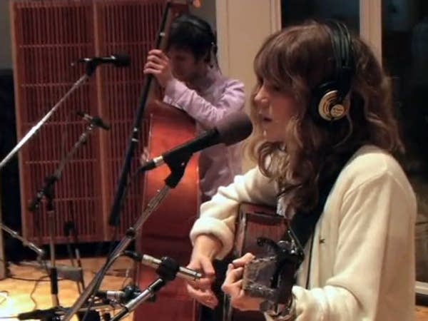 Caroline Smith and Jesse Schuster perform in The Current Studios